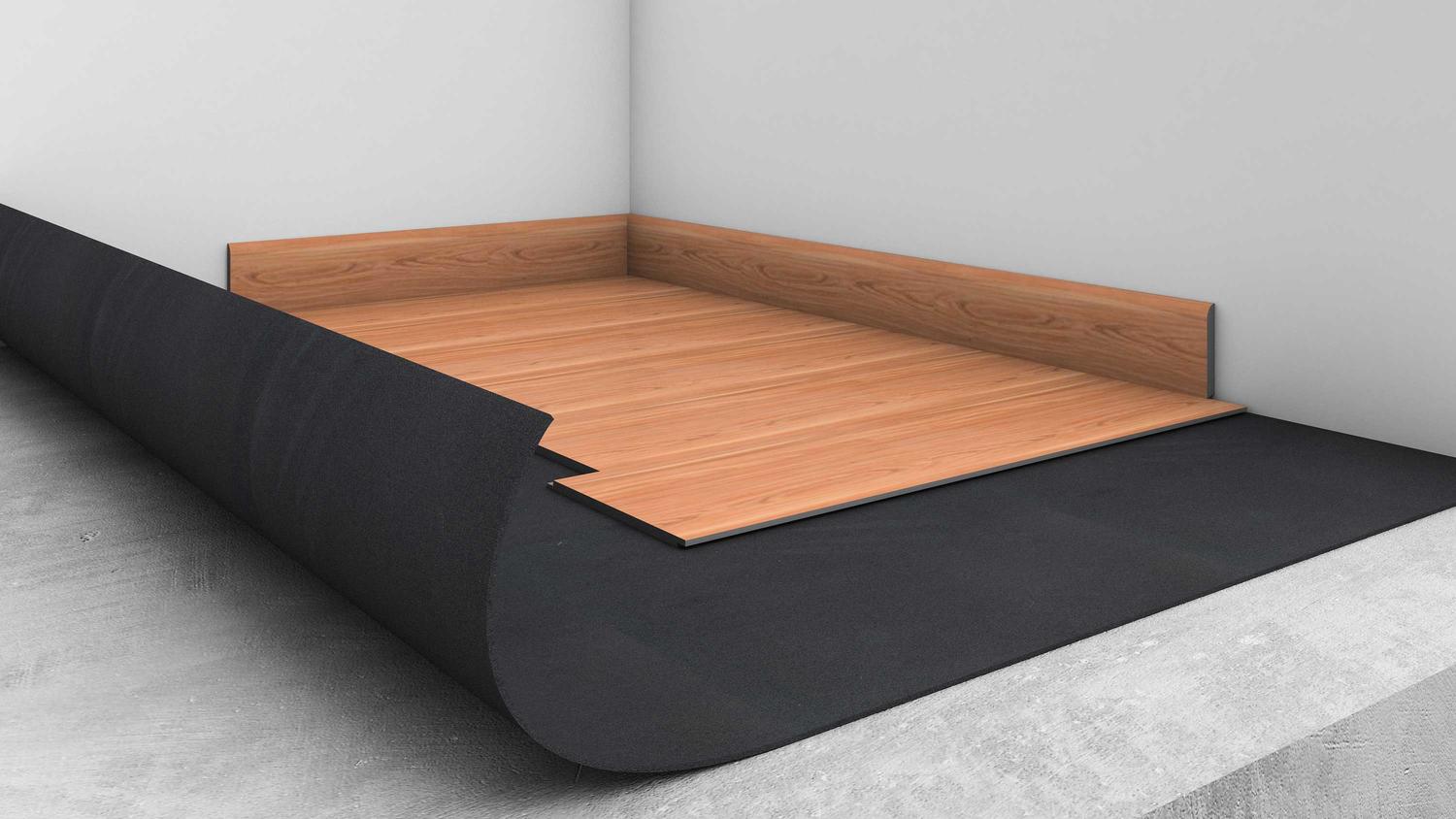 Akustik konforlu underlayer